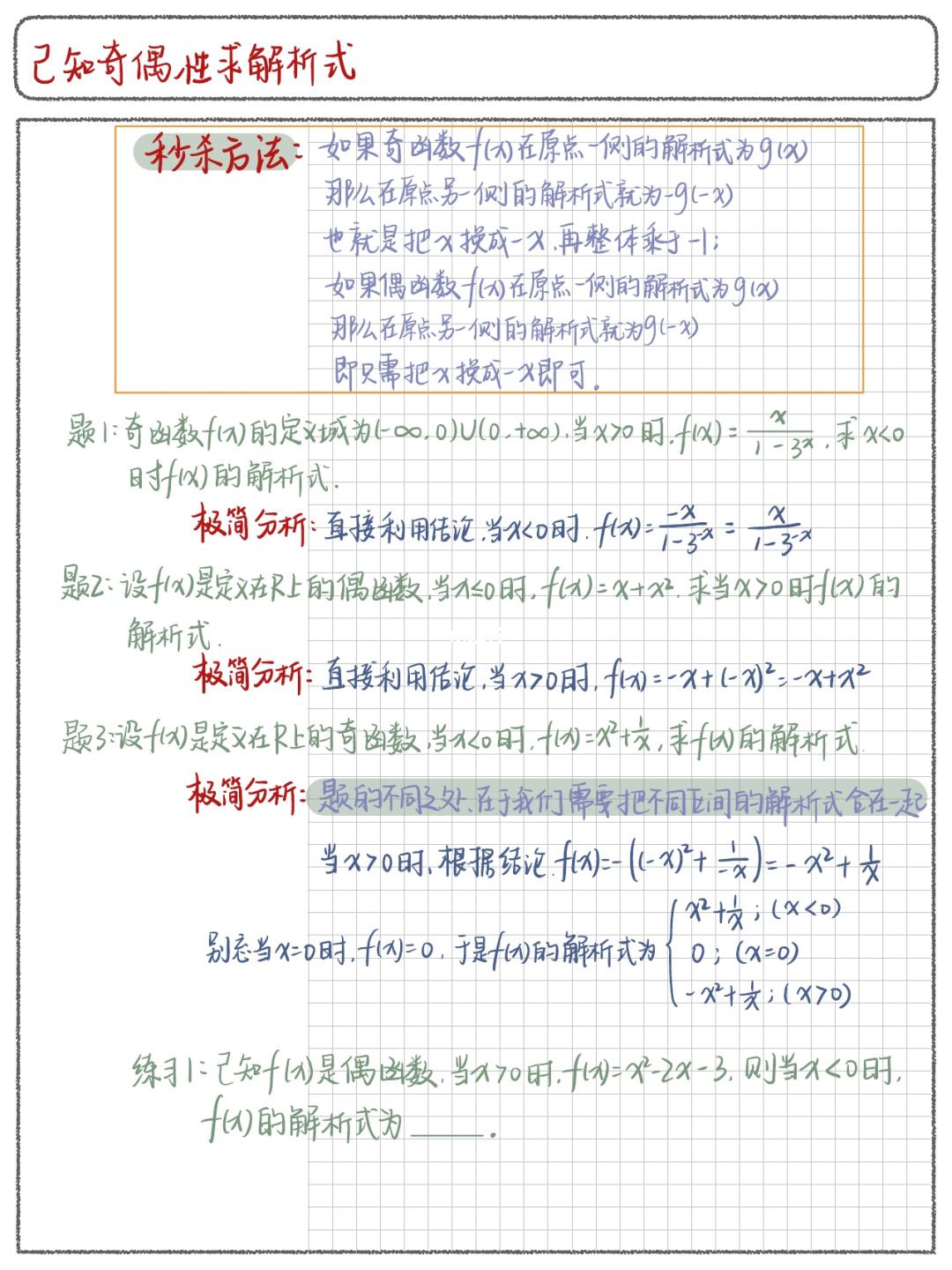 中学学习方法数学笔记 中学数学常用的方法有哪些