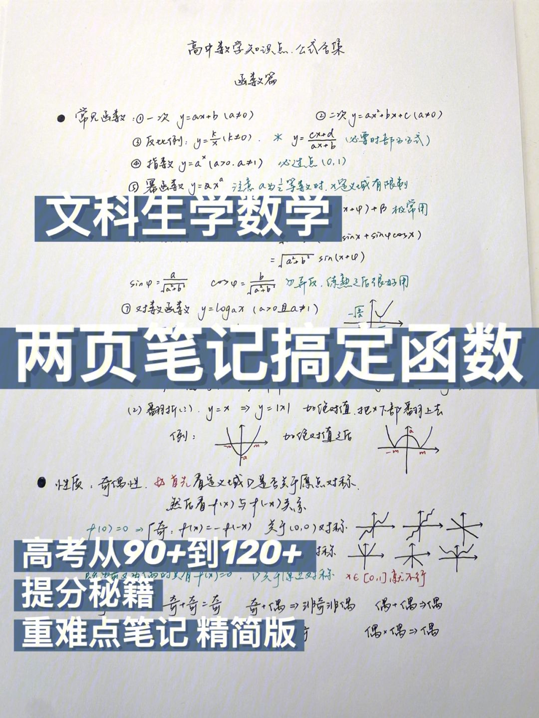 高二文科数学学习方法 高二文科数学学什么内容